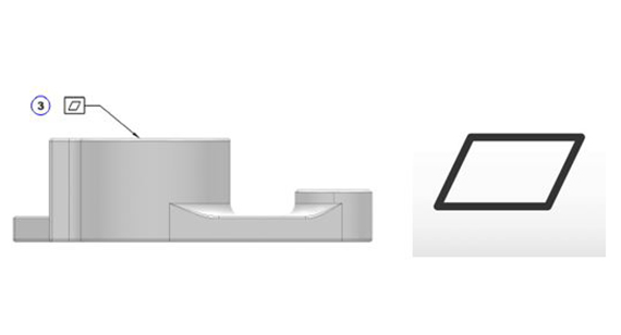 geometric dimensioning and tolerancing - flatness diagram